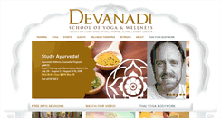 Desktop Screenshot of devanadiyoga.com